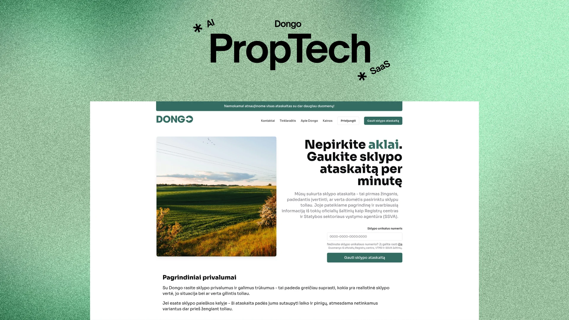 How we built an AI-powered land registry SaaS for Dongo case cover