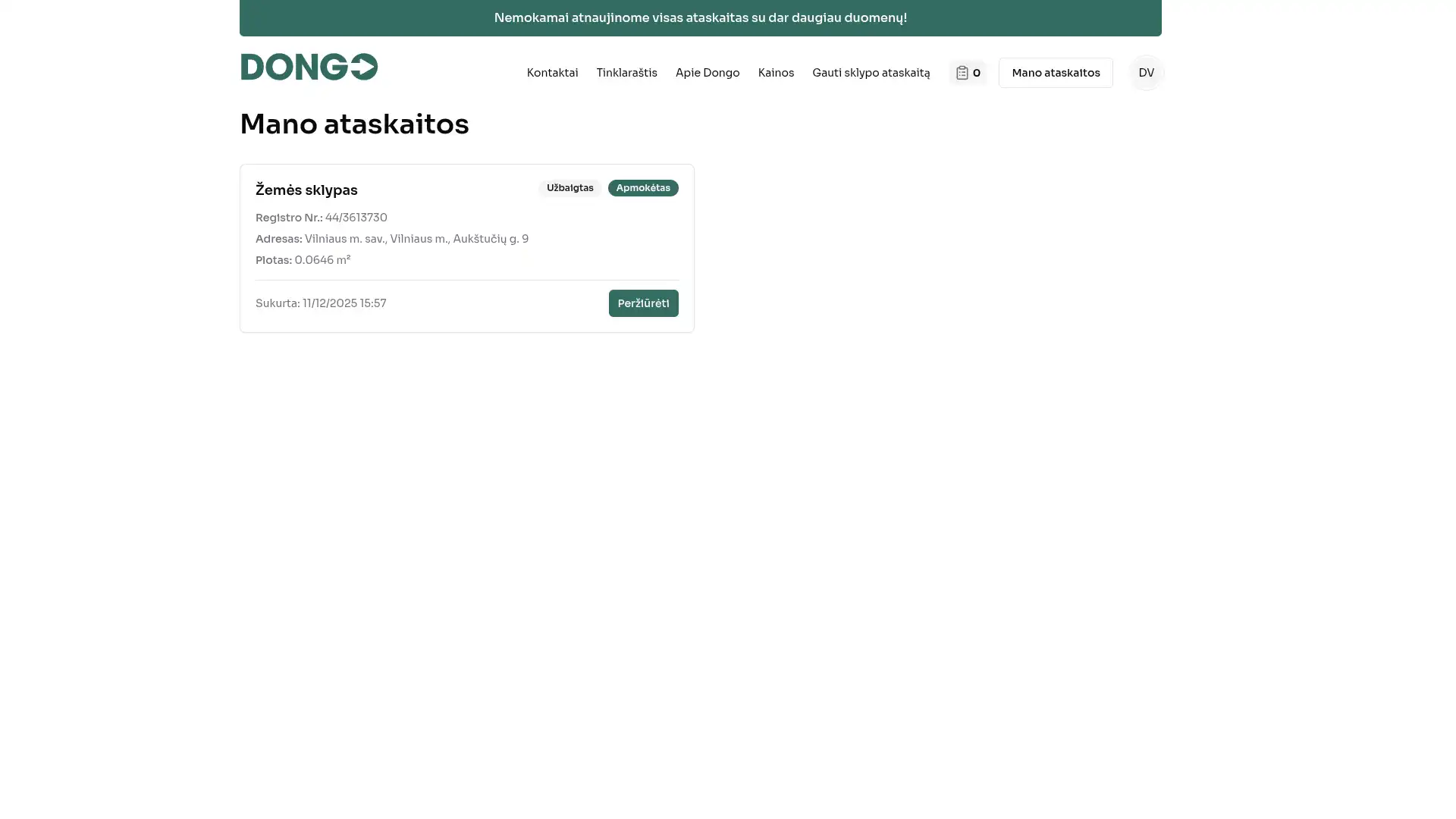 www.dongo.lt screenshot 3